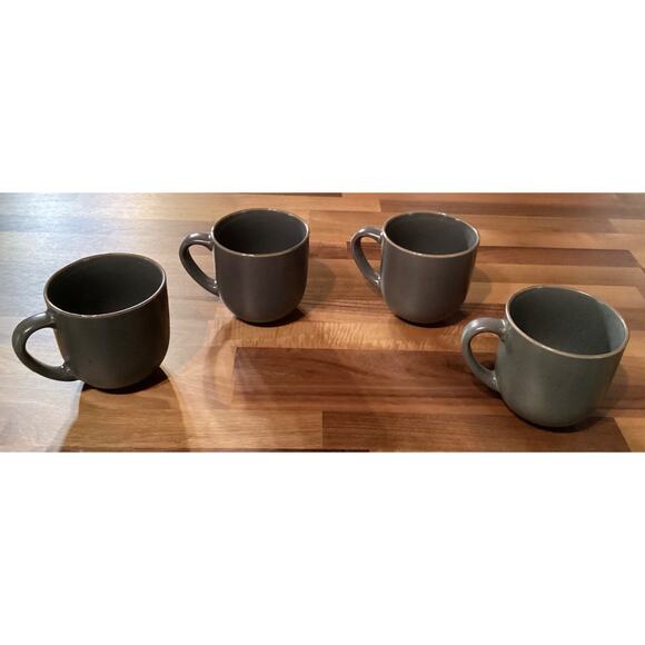 Set of 4 Project 62 Tilley Gray Stoneware Mugs 12 oz Coffee Mug Cups - Picture 2 of 10